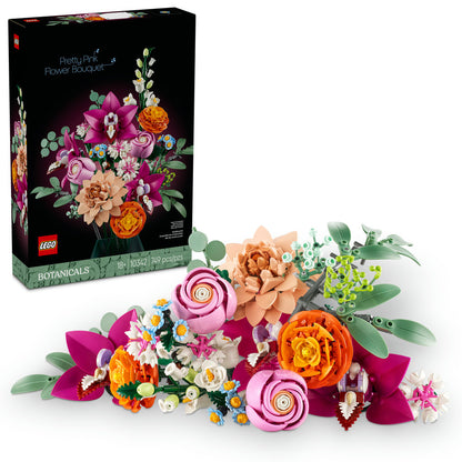 LEGO® Botanicals Pretty Pink Flower Bouquet (Set 10342)