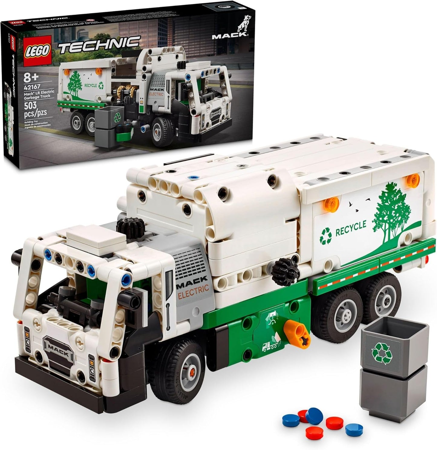 LEGO 42167 Mack® LR Electric Garbage Truck_TECHNIC