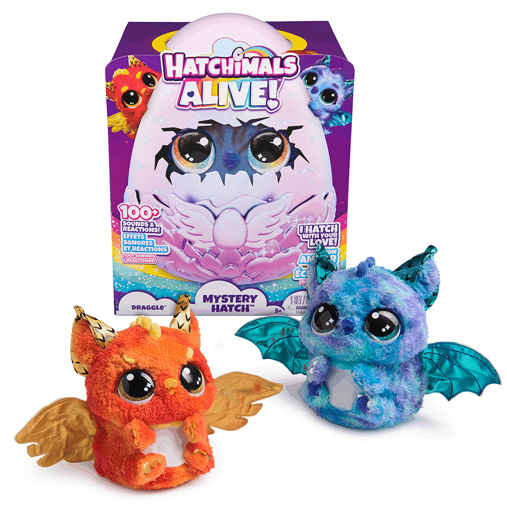 Hatchimals Alive! Mystery Hatch – Draggle Plush