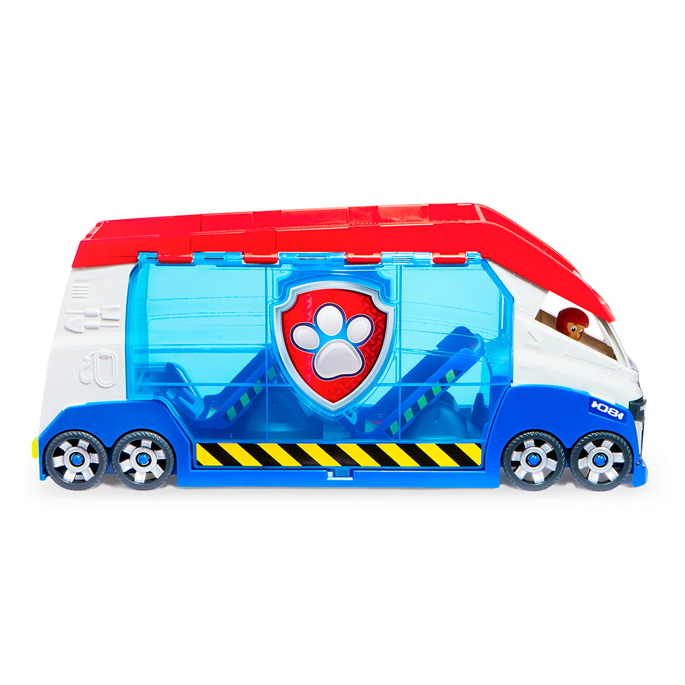 Paw Patrol - Transforming Paw Patroller with ATV and Ryder Figure - Lights and S